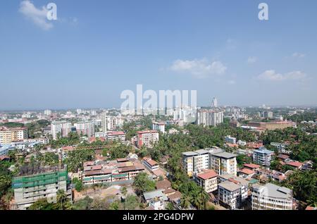 Green and clean Mangalore city located on the west coast of India Stock Photo