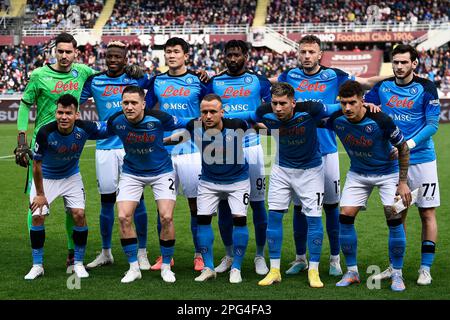 Turin, Italy. 06 March 2023. Players of Torino FC pose for a team photo  prior to the Serie A football match between Torino FC and Bologna FC.  Credit: Nicolò Campo/Alamy Live News