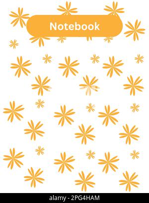 Notebook design Stock Vector