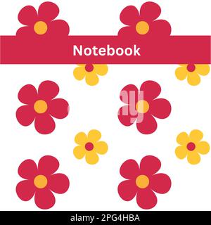 Notebook design Stock Vector