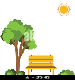 Park background Stock Vector