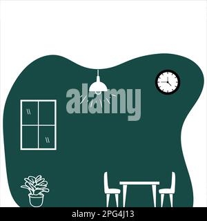 Living Room Stock Vector