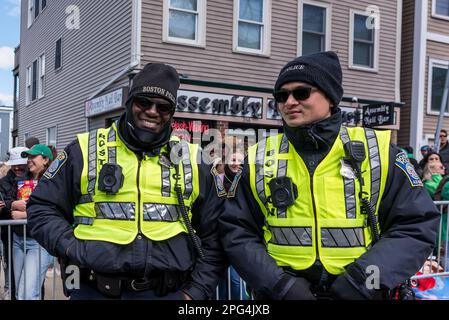 2023 South Boston St. Patrick's Day and Evacuation Day Parade Stock Photo