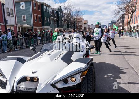 2023 South Boston St. Patrick's Day and Evacuation Day Parade Stock Photo