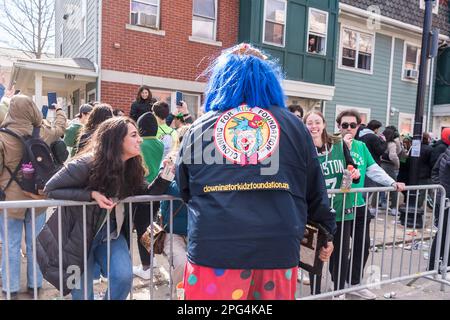 2023 South Boston St. Patrick's Day and Evacuation Day Parade Stock Photo