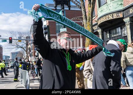 2023 South Boston St. Patrick's Day and Evacuation Day Parade Stock Photo