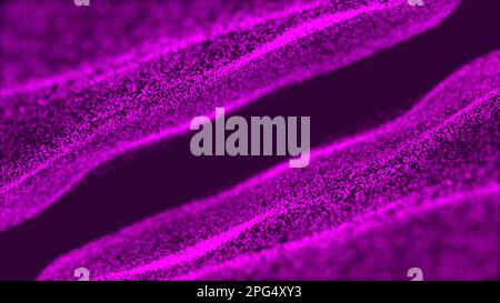 Abstract digital wave of particles. Abstract Globe Grid. Science and Technology Abstract Vector Illustration. Blurred lights vector abstract backgroun Stock Photo