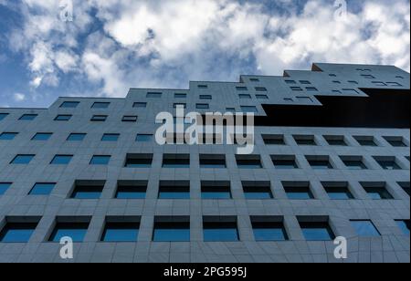 Modern archetecture of barcode, Oslo Norway Stock Photo