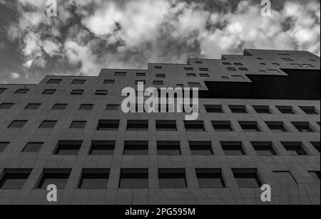 Modern archetecture of barcode, Oslo Norway Stock Photo