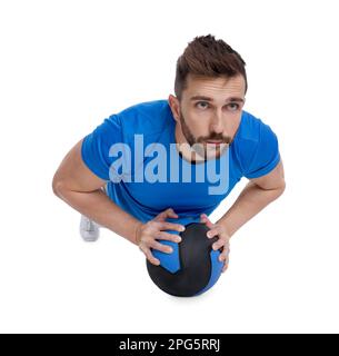 Medicine Ball Squat Pass 