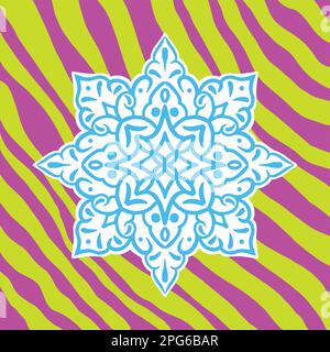 Mandala vector with background Stock Vector