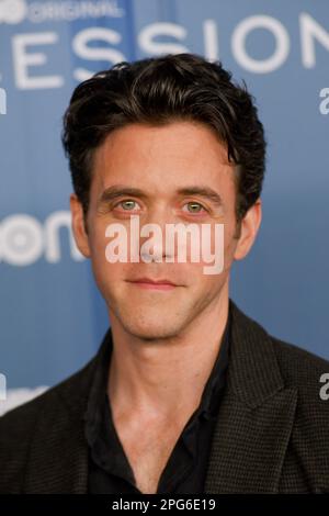 New York, USA. 20th Mar, 2023. Ashley Zukerman attends HBO's 'Succession' Season 4 Premiere held at Jazz at Lincoln Center in New York, NY on March 20, 2023. (Photo by Efren Landaos/Sipa USA) Credit: Sipa USA/Alamy Live News Stock Photo