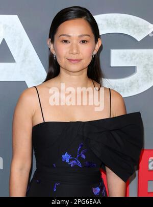 Hollywood, USA. 20th Mar, 2023. Hong Chau arrives at The Night Agent Special Screening held at the Tudum Theater in Hollywood, CA on Monday, March 20, 2023 . (Photo By Juan Pablo Rico/Sipa USA) Credit: Sipa USA/Alamy Live News Stock Photo