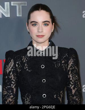 Hollywood, USA. 20th Mar, 2023. Sarah Desjardins arrives at The Night Agent Special Screening held at the Tudum Theater in Hollywood, CA on Monday, March 20, 2023 . (Photo By Juan Pablo Rico/Sipa USA) Credit: Sipa USA/Alamy Live News Stock Photo