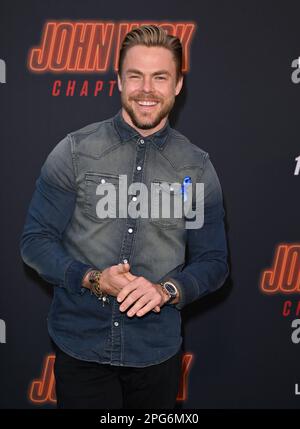 Los Angeles, USA. 20th Mar, 2023. Derek Hough at the premiere for 'John Wick: Chapter 4' at the TCL Chinese Theatre, Hollywood. Picture Credit: Paul Smith/Alamy Live News Stock Photo
