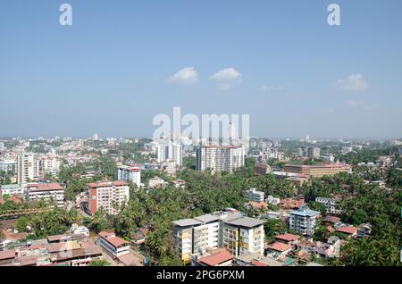 Green and clean Mangalore city located on the west coast of India Stock Photo