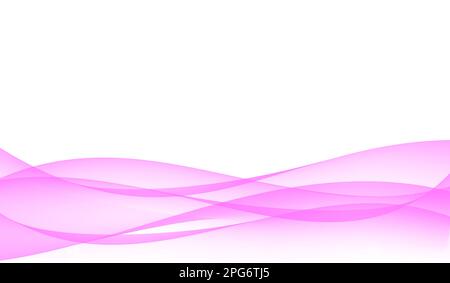 Abstract background with pink waves. Place for your text. pink abstract wave white background Stock Photo