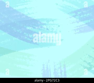 Turquoise bright abstract background with brush strokes. Stock Photo
