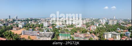 Green and clean Mangalore city located on the west coast of India Stock Photo