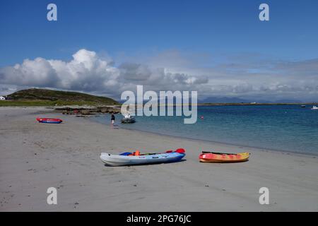 Bunowen Bay in Aillebrack, county Galway Ireland Stock Photo