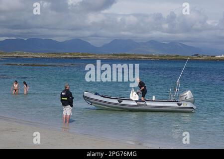 Bunowen Bay in Aillebrack, county Galway Ireland Stock Photo