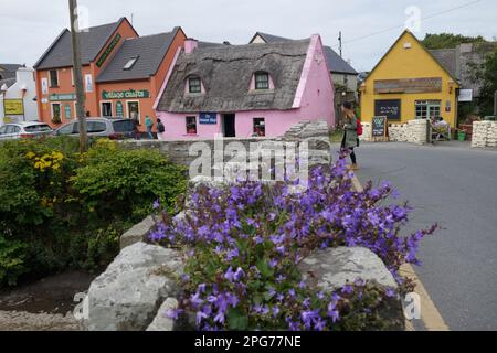 charming cottages in picturesque Doolin, County Clare Ireland Stock Photo