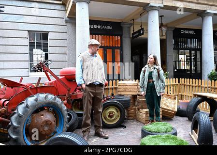 THE ‘PETER RABBIT™ EASTER ADVENTURE, A NEW LIVE, IMMERSIVE EXPERIENCE IN COVENT GARDEN, OPENS THIS WEEK AND WILL RUN FROM 22 MARCH – 16 APRIL 2023 Stock Photo