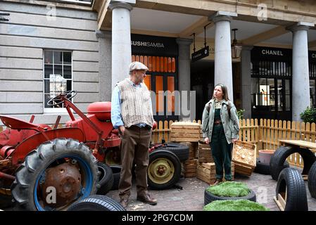 THE ‘PETER RABBIT™ EASTER ADVENTURE, A NEW LIVE, IMMERSIVE EXPERIENCE IN COVENT GARDEN, OPENS THIS WEEK AND WILL RUN FROM 22 MARCH – 16 APRIL 2023 Stock Photo