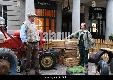 THE ‘PETER RABBIT™ EASTER ADVENTURE, A NEW LIVE, IMMERSIVE EXPERIENCE IN COVENT GARDEN, OPENS THIS WEEK AND WILL RUN FROM 22 MARCH – 16 APRIL 2023 Stock Photo