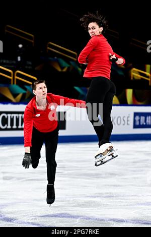 Camille KOVALEV & Pavel KOVALEV (FRA), during Pairs Free Skating, at