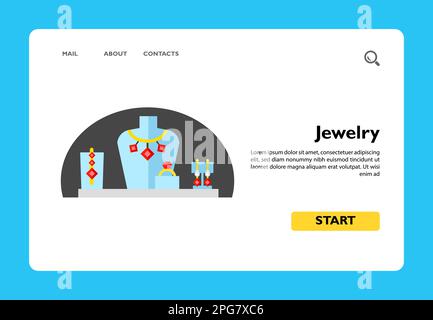 Dummies for Jewelry Icon Stock Vector