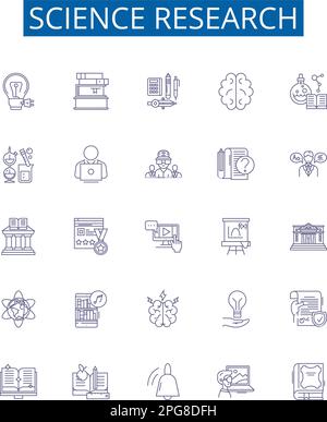 Investigation line icons collection. Inquiry, Research, Analysis ...