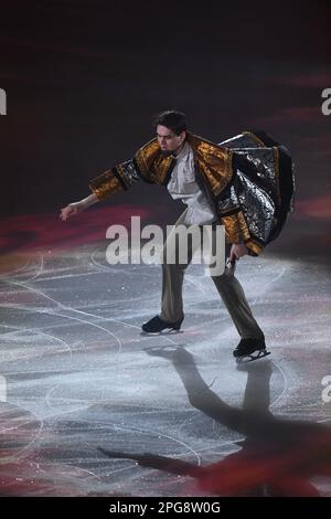 Moscow. Figure skater Makar Ignatov performs at the 'Russian Challenge ...