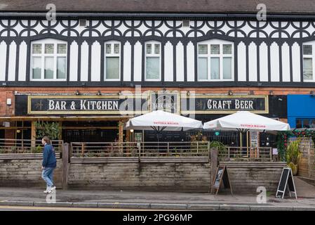The Dark Horse pub in Moseley, Birmingham Stock Photo
