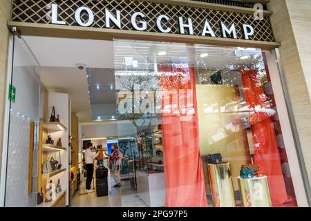 Longchamp store sign on the building at Ginza district in Tokyo Japan Stock Photo Alamy