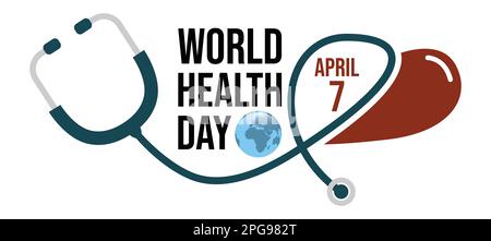 World health day vector image. Medicine And Healthcare Vector Illustration Free Vector Stock Vector