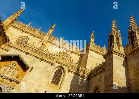 Granada Cathedral or Cathedral of the Incarnation, Catedral de Granada, Santa Iglesia Catedral Metropolitana de la Encarnación de Granada Spain. Stock Photo