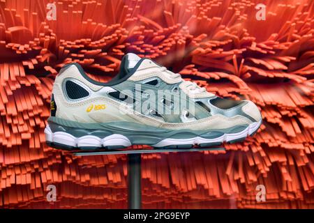 asics trainer Stock Photo