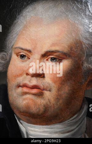 Portrait of Georges Danton (1759-94), a leading figure in the French Revolution Stock Photo