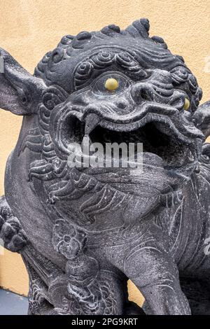 Statue in Hsi Lai Temple, city of Hacienda Heights, Los Angeles County, California, United States of America Stock Photo
