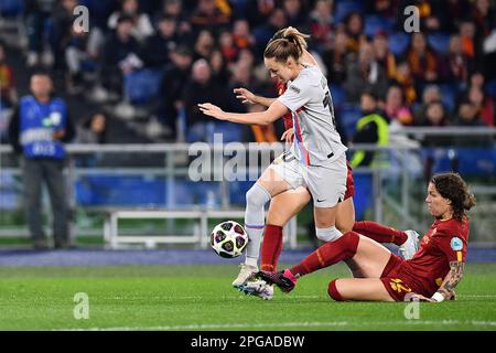 Rome, Italy. 21st Mar, 2023. Caroline Graham Hansen of FC Barcelona during the UEFA Womenâ&#x80;&#x99;s Champions League match between AS Roma and FC Barcelona at Stadio Olimpico on March 21, 2023 in Rome, Italy. Credit: Independent Photo Agency/Alamy Live News Stock Photo