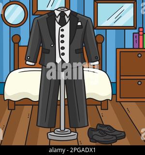 Wedding Shoes Cartoon Colored Clipart Illustration Stock Vector Image ...