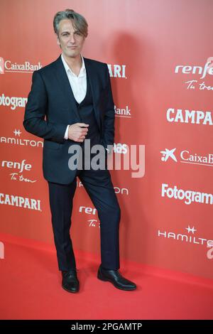 Madrid, Spain. 21st Mar, 2023. Ernesto Alterio attends the 'Fotogramas De Plata' Awards 2023 at Teatro Barceló in Madrid. Credit: SOPA Images Limited/Alamy Live News Stock Photo