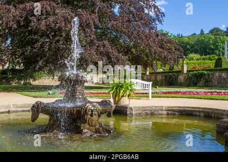 Pictures from the Blankenburg Harz Castle Park Stock Photo