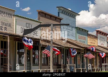USA, Kansas, Dodge City, Boot Hill Museum, exterior Stock Photo - Alamy