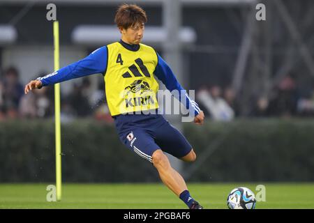 Chiba, Japan. 21st Mar, 2023. Hiroki Ito (JPN) Football/Soccer : Japan National team training in Chiba, Japan . Credit: AFLO SPORT/Alamy Live News Stock Photo