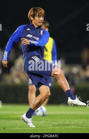 Chiba, Japan. 21st Mar, 2023. Hidemasa Morita (JPN) Football/Soccer : Japan National team training in Chiba, Japan . Credit: AFLO SPORT/Alamy Live News Stock Photo