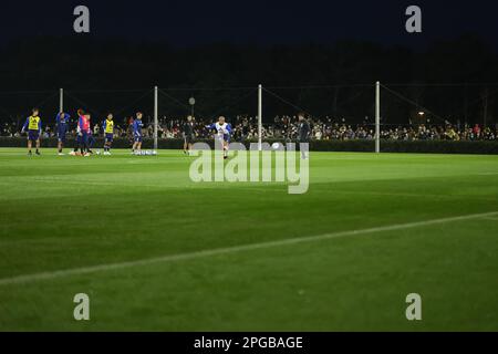 Chiba, Japan. 21st Mar, 2023. General view Football/Soccer : Japan National team training in Chiba, Japan . Credit: AFLO SPORT/Alamy Live News Stock Photo