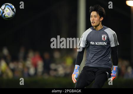 Chiba, Japan. 21st Mar, 2023. Kosei Tani (JPN) Football/Soccer : Japan National team training in Chiba, Japan . Credit: AFLO SPORT/Alamy Live News Stock Photo