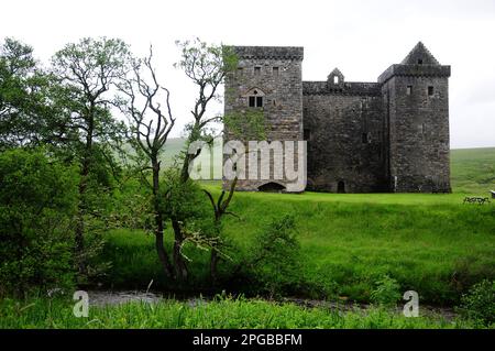 Hermitage Castle, Scottish Borders, Scotland, United Kingdom Stock Photo